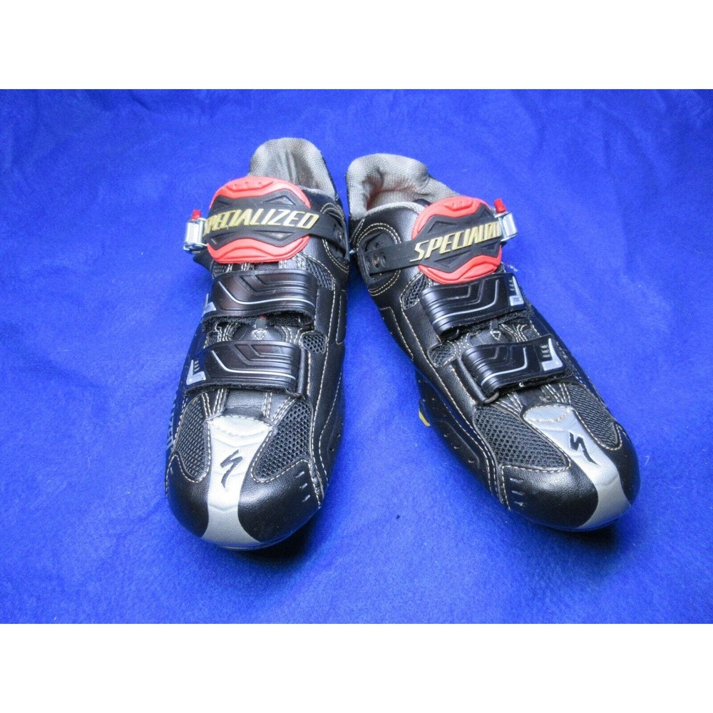 SPECIALIZED Bicycle Shoes Pro Rd Black White Red CarbonFact Fiber EU 42.5/US 9